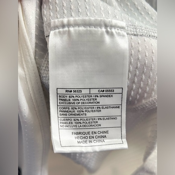 Nike Fit Dri Nike+ Mens White Short Sleeve Workout Shirt - Size L - Picture 8 of 10